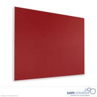 Bacheca rosso rubino bordo bianco 45x60 cm