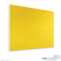 Bacheca giallo canarino bordo bianco 45x60 cm