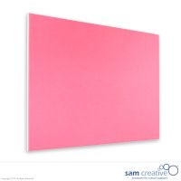 Bacheca rosa bordo bianco 60x90 cm