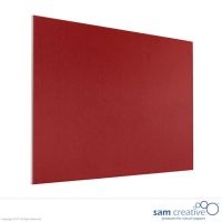 Bacheca rosso rubino bordo alluminio 120x200 cm