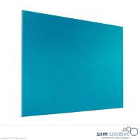 Bacheca azzurro ghiaccio bordo alluminio 45x60cm