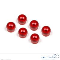 Sfere magnetiche 15 mm rosse