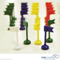 Set di bandierine magnetiche 25 pz.