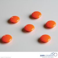 Set magneti per vetro 20 mm arancione