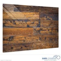 Lavagna in Vetro Solid Muro di Pietre 100x100 cm