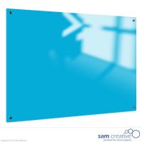 Lavagna in Vetro Solid Blu Azzurro 90x120 cm