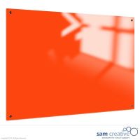 Lavagna in Vetro Solid Arancione 90x120 cm