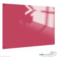 Lavagna in Vetro Solid Rosa 45x60 cm