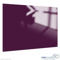 Lavagna in Vetro Solid Viola 60x90 cm